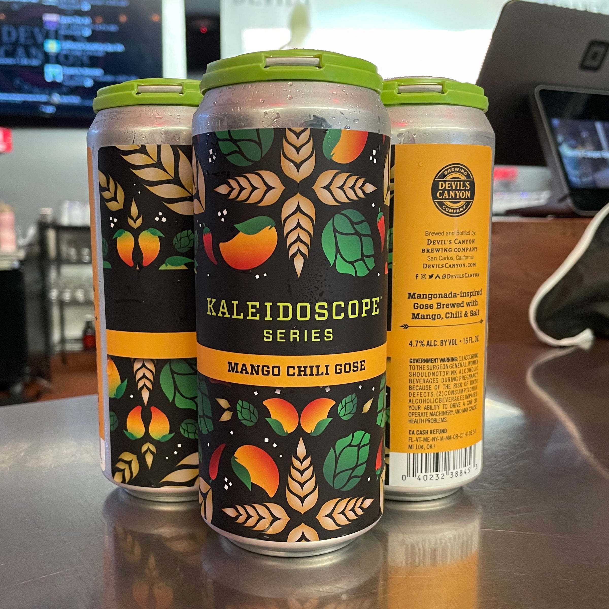 Kaleidoscope Series Mango Chili 16oz 4-pack | Devil's Canyon Brewing ...