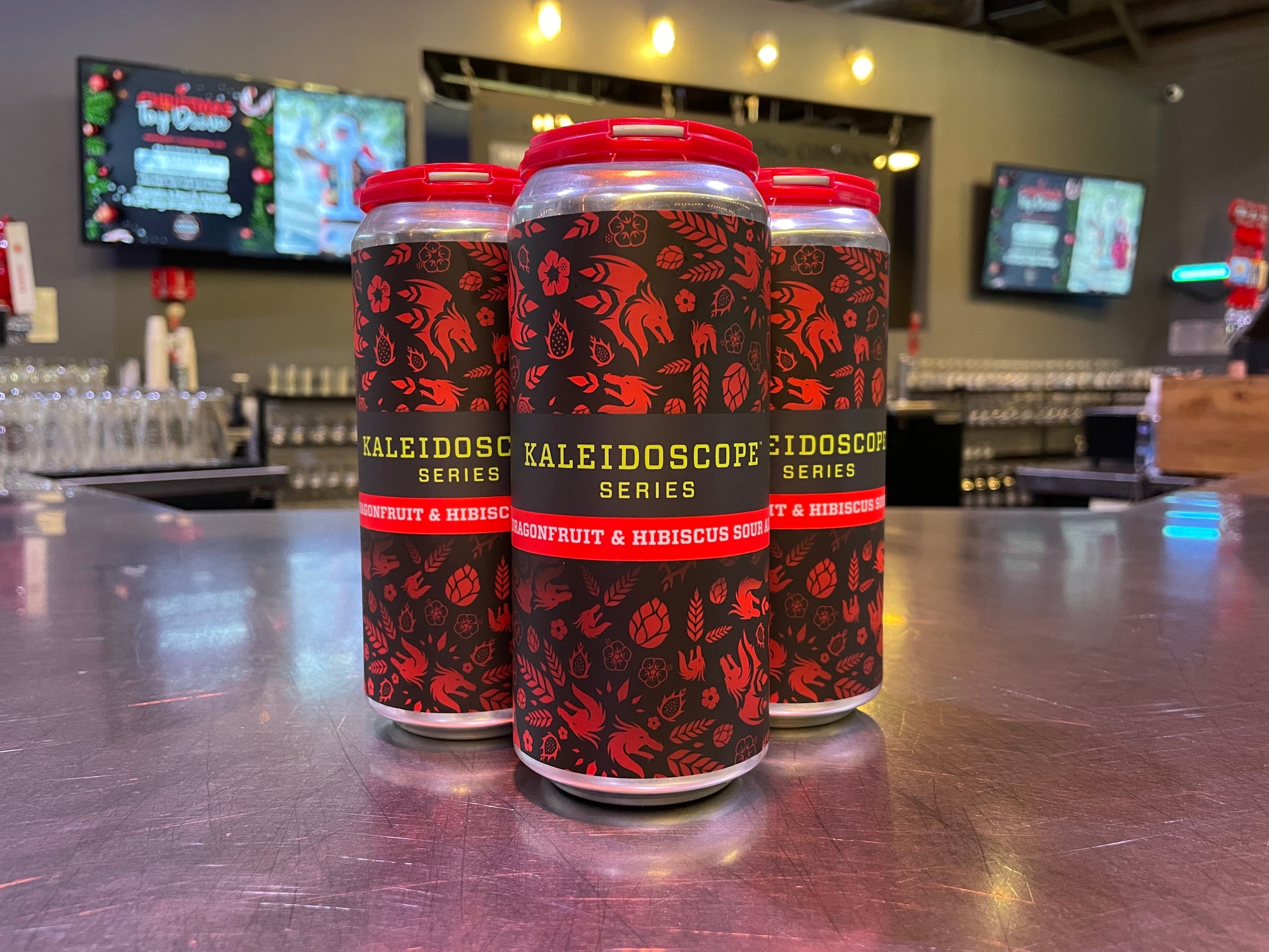 Kaleidoscope Series Dragonfruit & Hibiscus Sour Mash 16oz 4pack